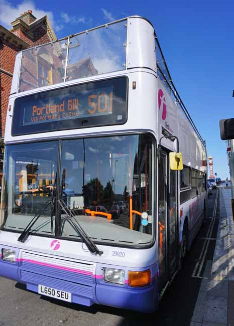 First Hampshire & Dorset Volvo Olympian Northern Counties 39920 open top